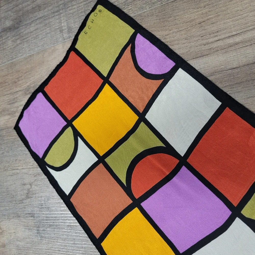 Echo silk scarf